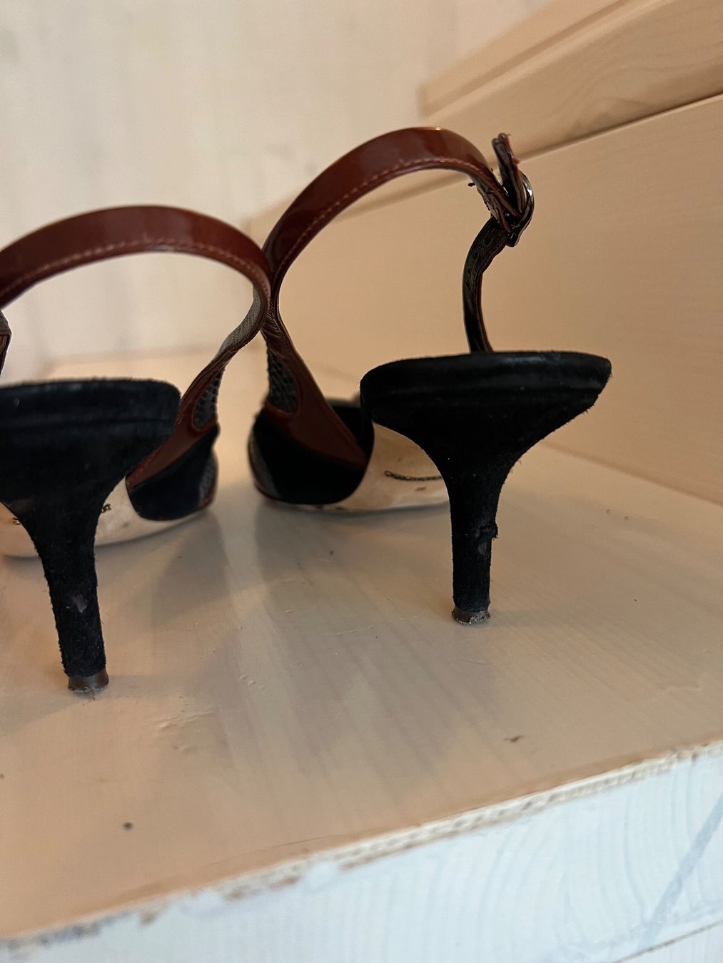 Dolce & Gabbana Scarpe da donna: Dolce & Gabbana Slingpumps mit Swarowski Steinen – Usato da Hausen AG venduto da Jean1968 4