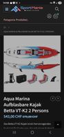Aqua Marina VT-K2 – Kayak gonflable 2 places