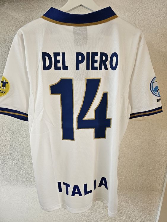 Camiseta de local de Italia 1996-97 Del Piero #14 - 4/10 - (L