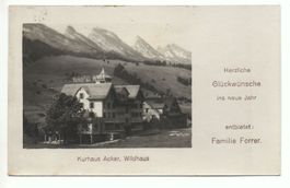 WILDHAUS Kurhaus Acker - Familie Forrer, Glückwunsch Neujahr