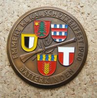 SCHÜTZENMEDAILLE BÄTTERKINDEN 1980