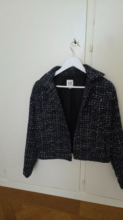 GAP Icon Tweed Jacke/Blazer-Dunkelblau