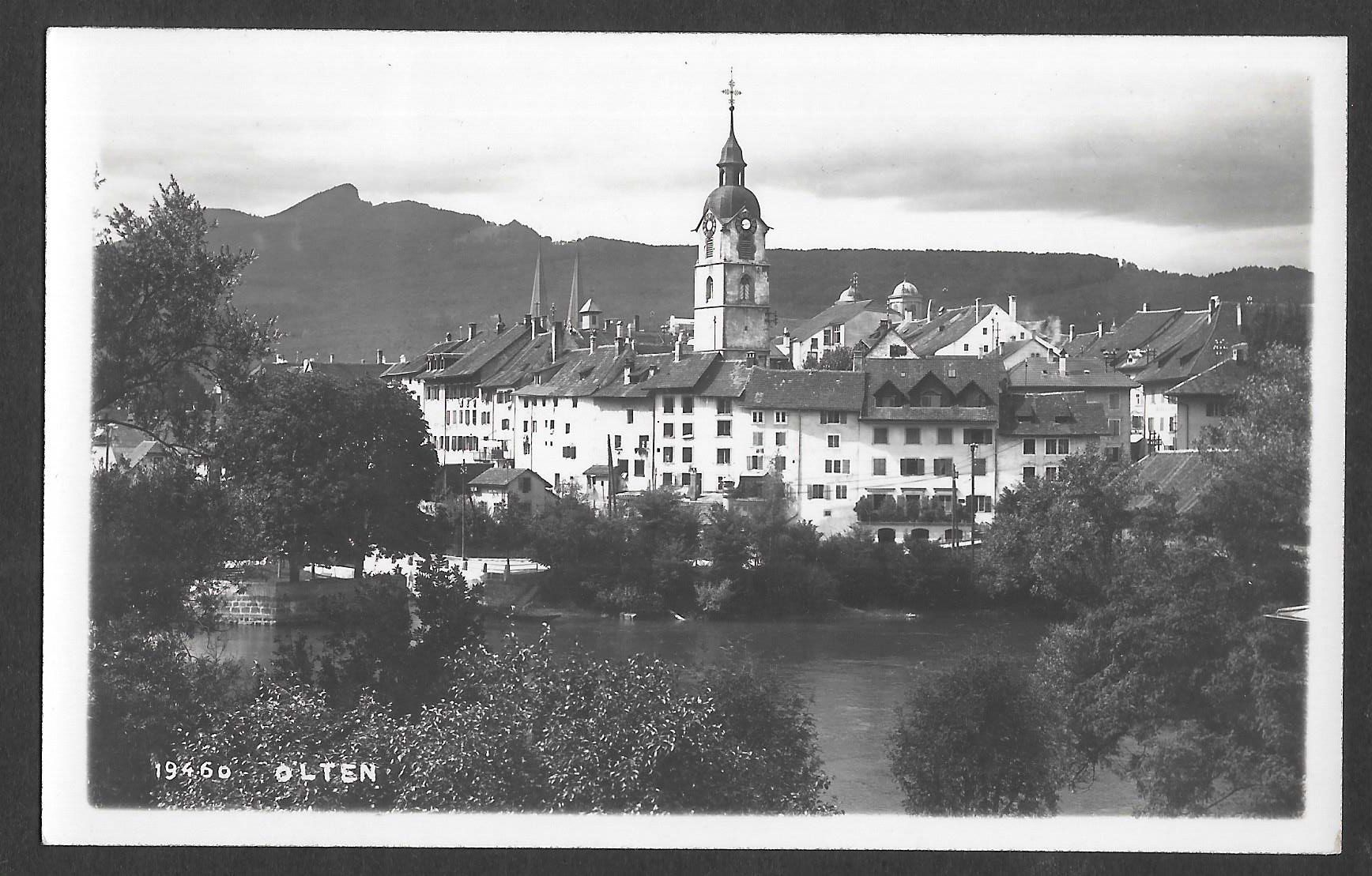 Cartoline postali: Olten Teilansicht der Altstadtmauern – Usato da Olten venduto da clotaldi