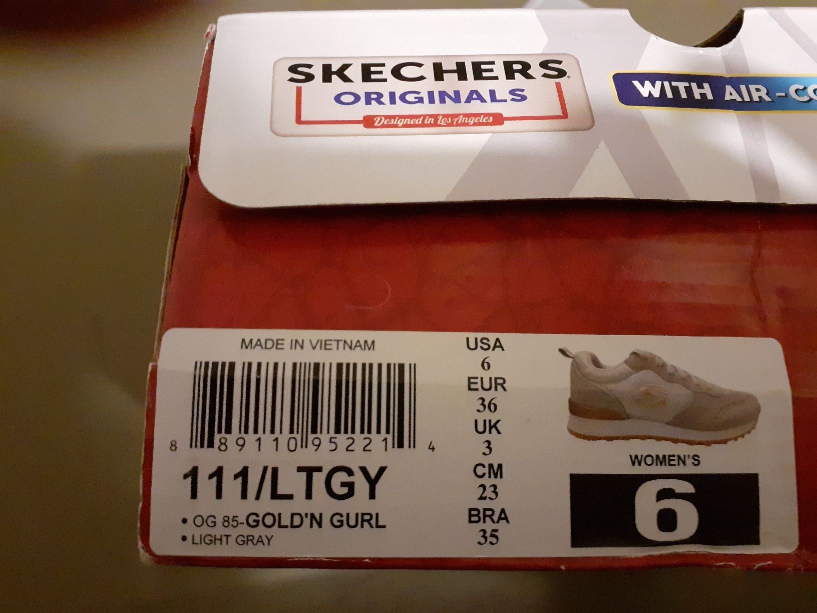 Skechers Scarpe da donna: Neue Skechers Sneaker, hellgrau, Grösse 36 – Nuovo (secondo la descrizione) da Zürich venduto da zurclich 4