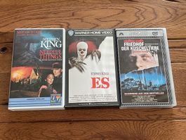 Stephen King Filme VHS 3er Set Needful Things ES Friedhof...