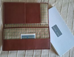 Portefeuille en cuir Cutter & Buck neuf avec boîte