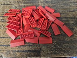 lego 3299 lot de 35 pièces Red Slope 33 2 x 4 Double