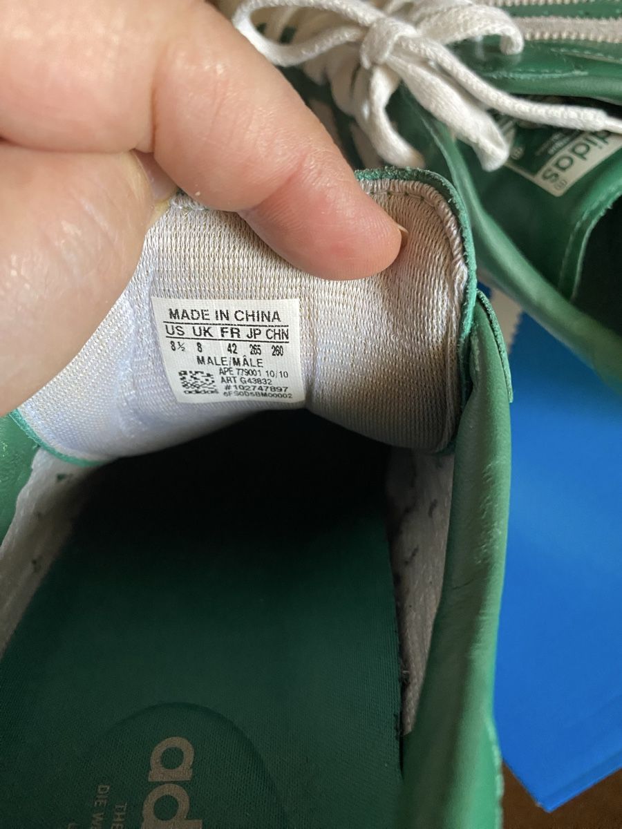 Adidas Scarpe da uomo: Adidas Superstar vertes cuir, 42 – Usato da Geneve venduto da Monthoux13 4
