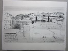 VIKTOR SURBEK LITHOGRAPHIE SIGNIERT NUMMERIERT