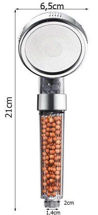 Soffioni doccia: Sparsamer Duschkopf mit Steinfilter- Ø20 mm – Nuovo e nell'imballaggio originale da St. Gallen venduto da schnaeppchen-preise 4
