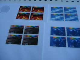 Satz Energie, 1997, FDC + 4erblock, 5 Belege