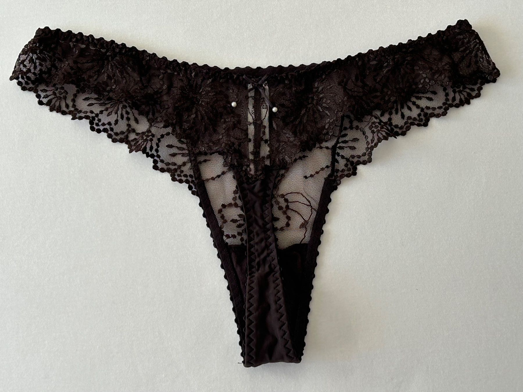 Marie Jo Altra biancheria intima: Verführerischer brauner String der Marke Marie JO, "JANE" – Usato da Bern venduto da Smile-2707 1
