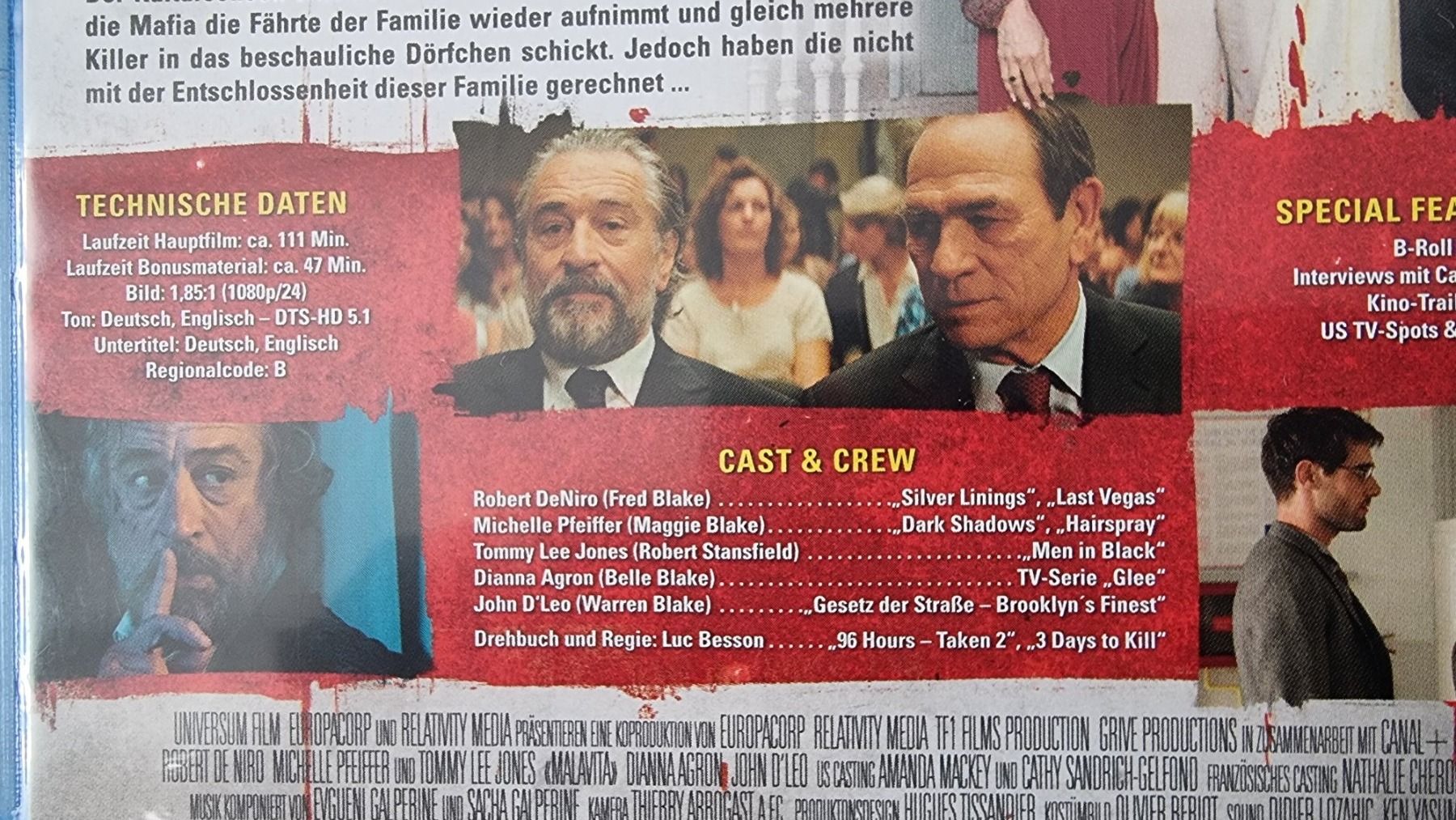 Tutti i DVDs: Blu Ray - Malavita - Robert DeNiro – Usato da Oetwil am See venduto da fineli2 1