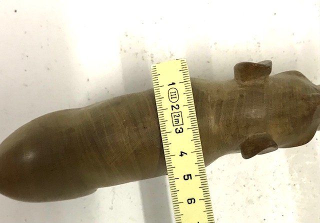 Statuette: Nashorn aus Holz geschnitzt – Usato da Zürich venduto da gigimai67 7
