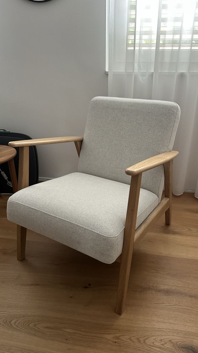Ikea Sessel: EKENÄSET Sessel, Eiche/Gunnared beige – Neu (gemäss Beschreibung) aus Wallisellen von zoe_qmp6 1