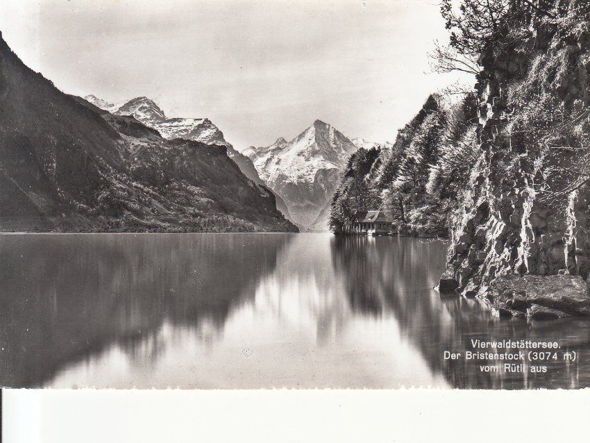Cartoline postali: Vierwaldstättersee 1957, ST Sisikon – Usato da Bürglen TG venduto da StampGraf