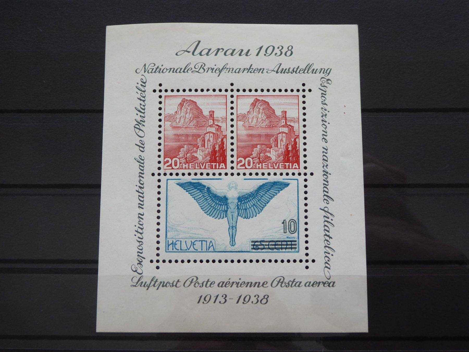 Alle Briefmarken: Aarauer Block postfrisch** – Gebraucht aus Rothrist von swisstools