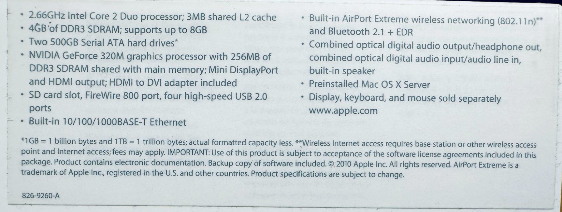 Apple PCs: Apple Mac mini 1TB Server 2.66 GHz Intel Core Duo – D'occasion à Bonstetten par Ez_pat 9