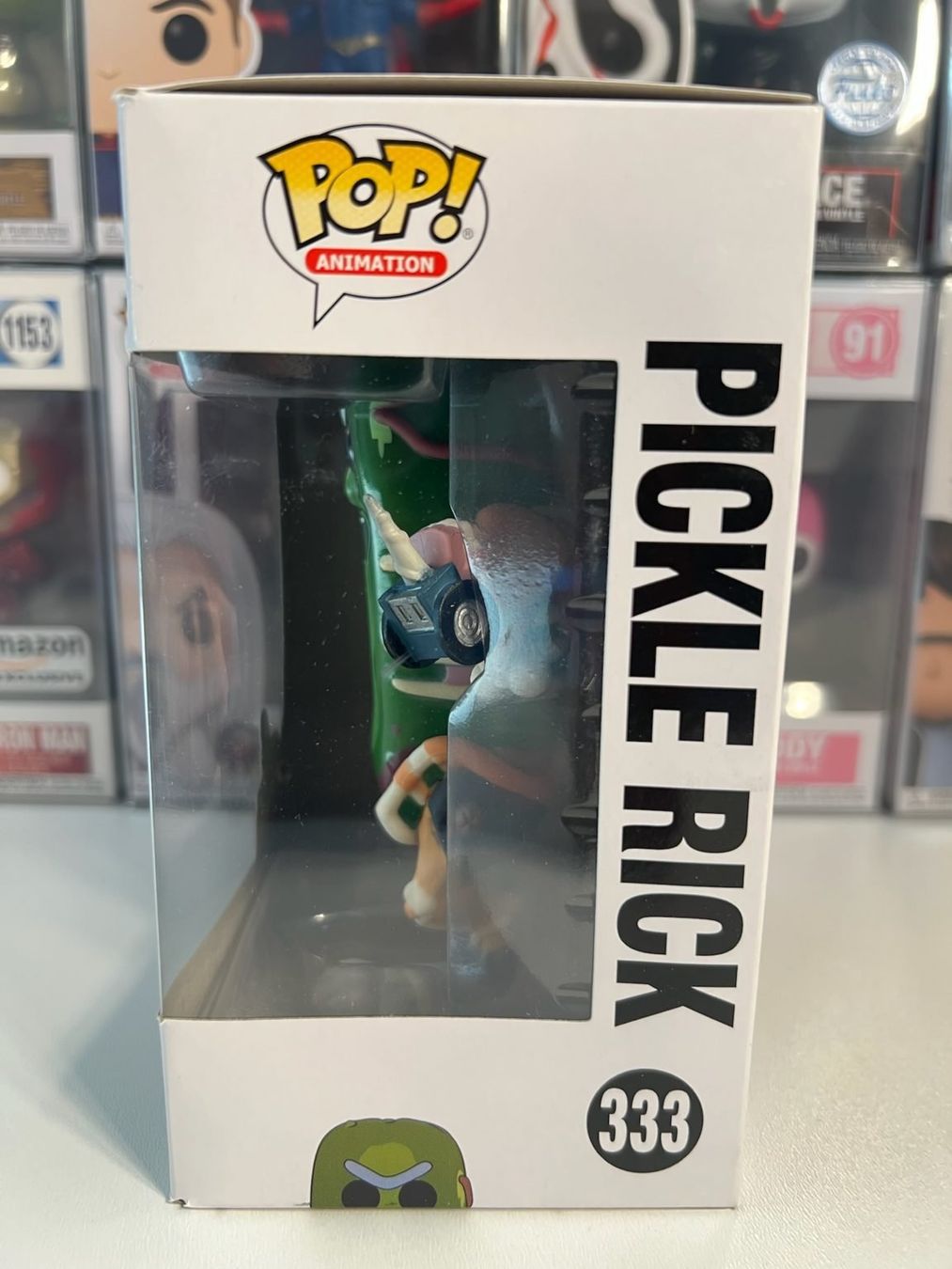 Funko Statuette: Funko POP! Animation Rick & Morty Pickle Rick – Nuovo e nell'imballaggio originale da Le Mouret venduto da perfectbijou 3