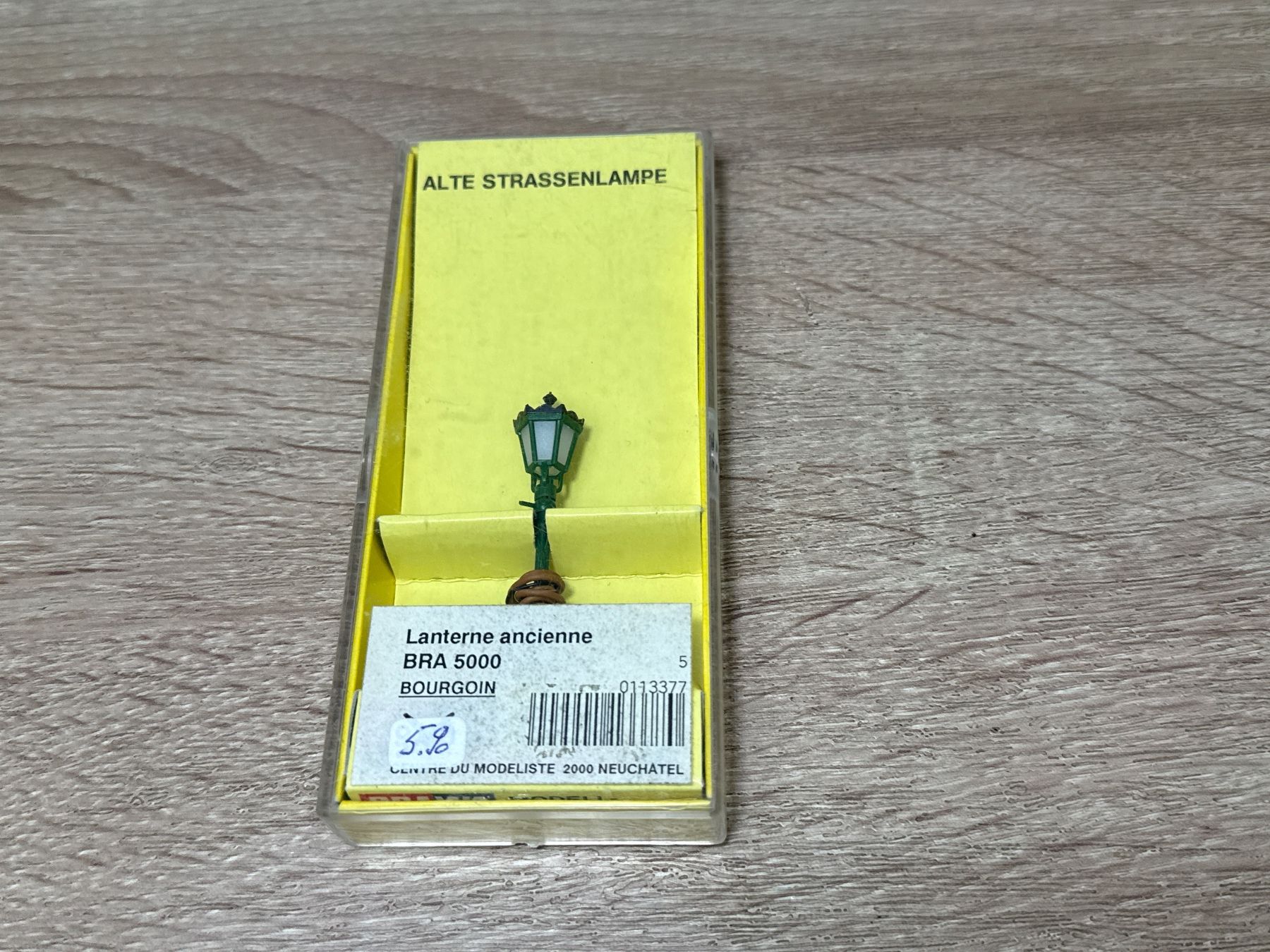 Brawa Modellini di ferrovie: Brawa 5000 Alte Strassenlampe H0 OVP – Usato da St-Aubin-Sauges venduto da tantome