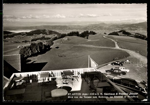 Cartoline postali: St. Anton /App., Gasthaus, Pension 'Rös – Usato da Berlin venduto da bartko-reher