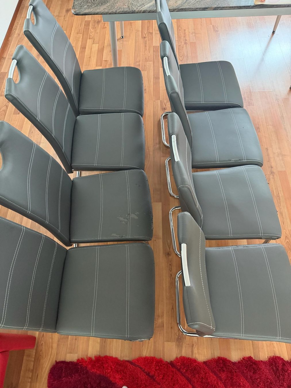 Chaises: 8er Set Esszimmerstühle – D'occasion à Obernau par agaton 1