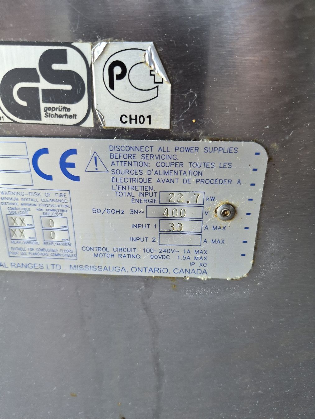 Griglie: gastro grill und friteusse strom – Usato da Gossau SG venduto da handel-gossau 1