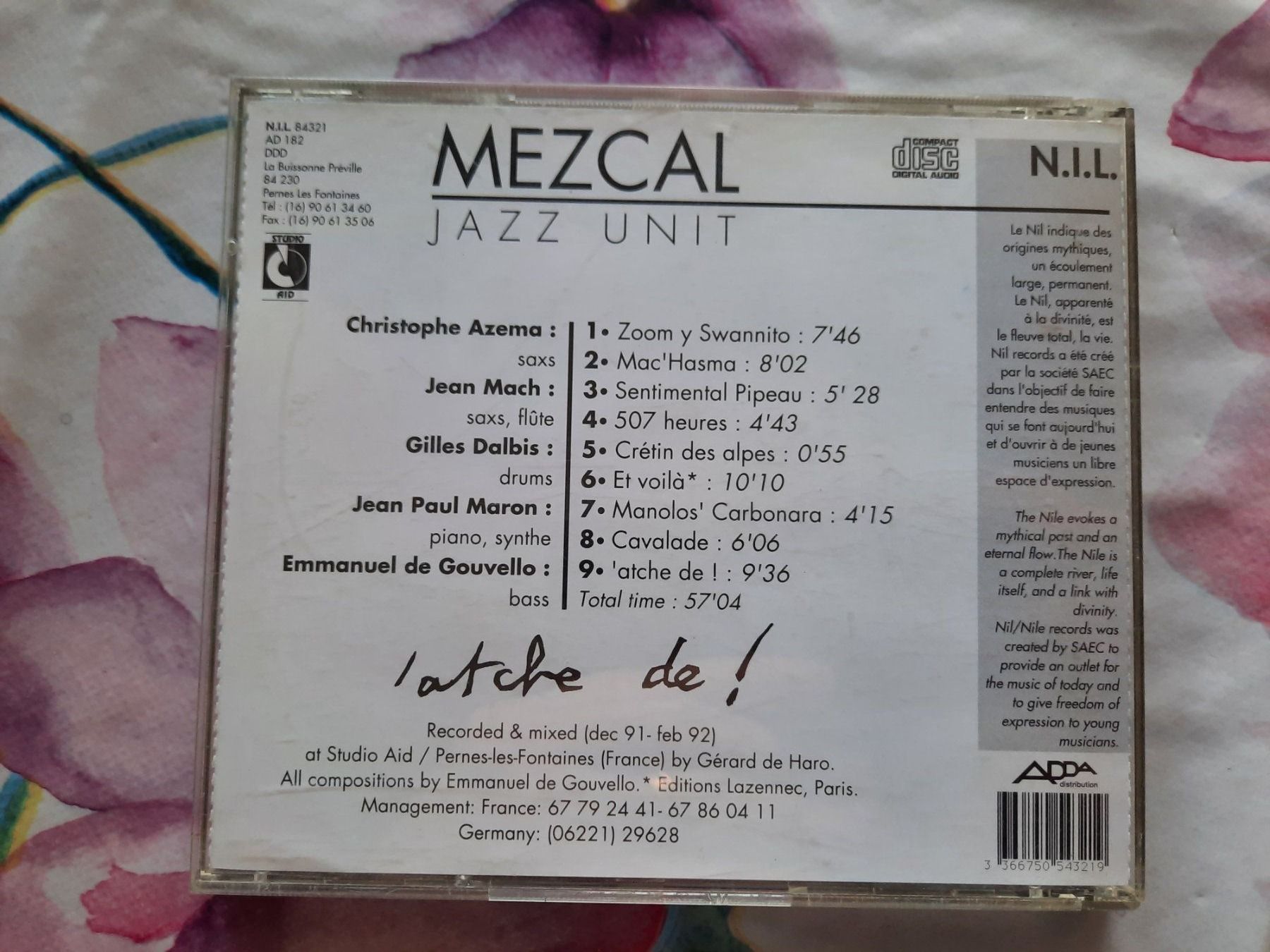 CD: CD Mezcal Jazz Unit - Atche de – Usato da Pully venduto da bro_n52j 1