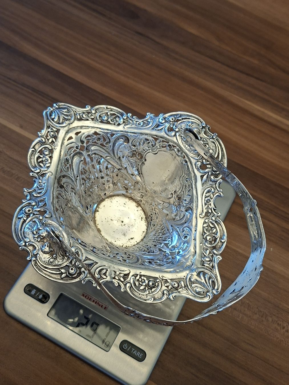Statuette: Brautstrausskorb Warschau Silber 800 – Usato da Neuenkirch venduto da STMK21 4