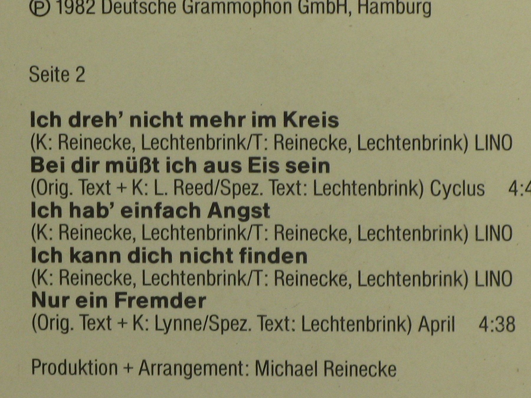 Kompaktkassetten: VOLKER  LECHTENBRINK   Wer spielt mit mir – Gebraucht aus Langnau i. E. von mar_hw58 2