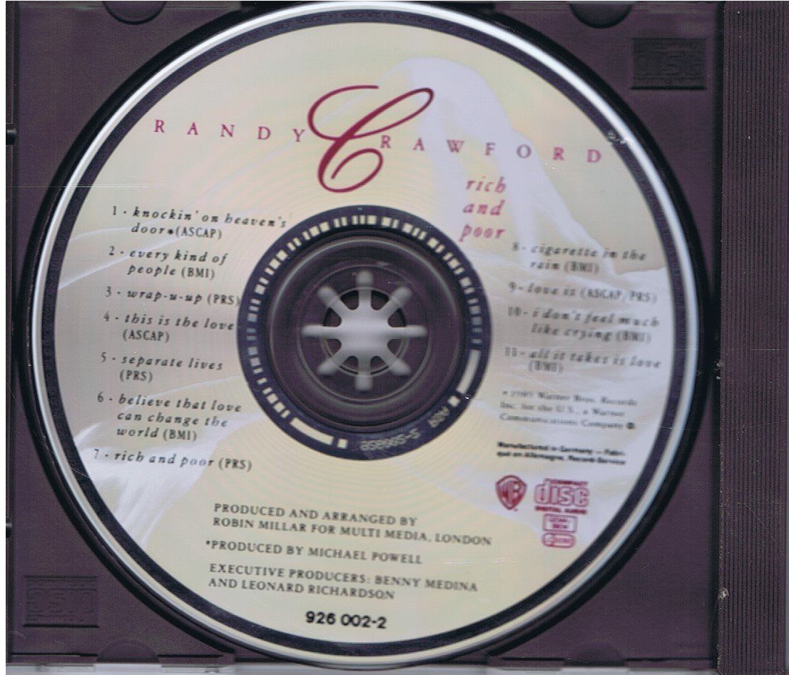 CD: Randy Crawford – Rich And Poor – Usato da Unterengstringen venduto da Lastchance 2