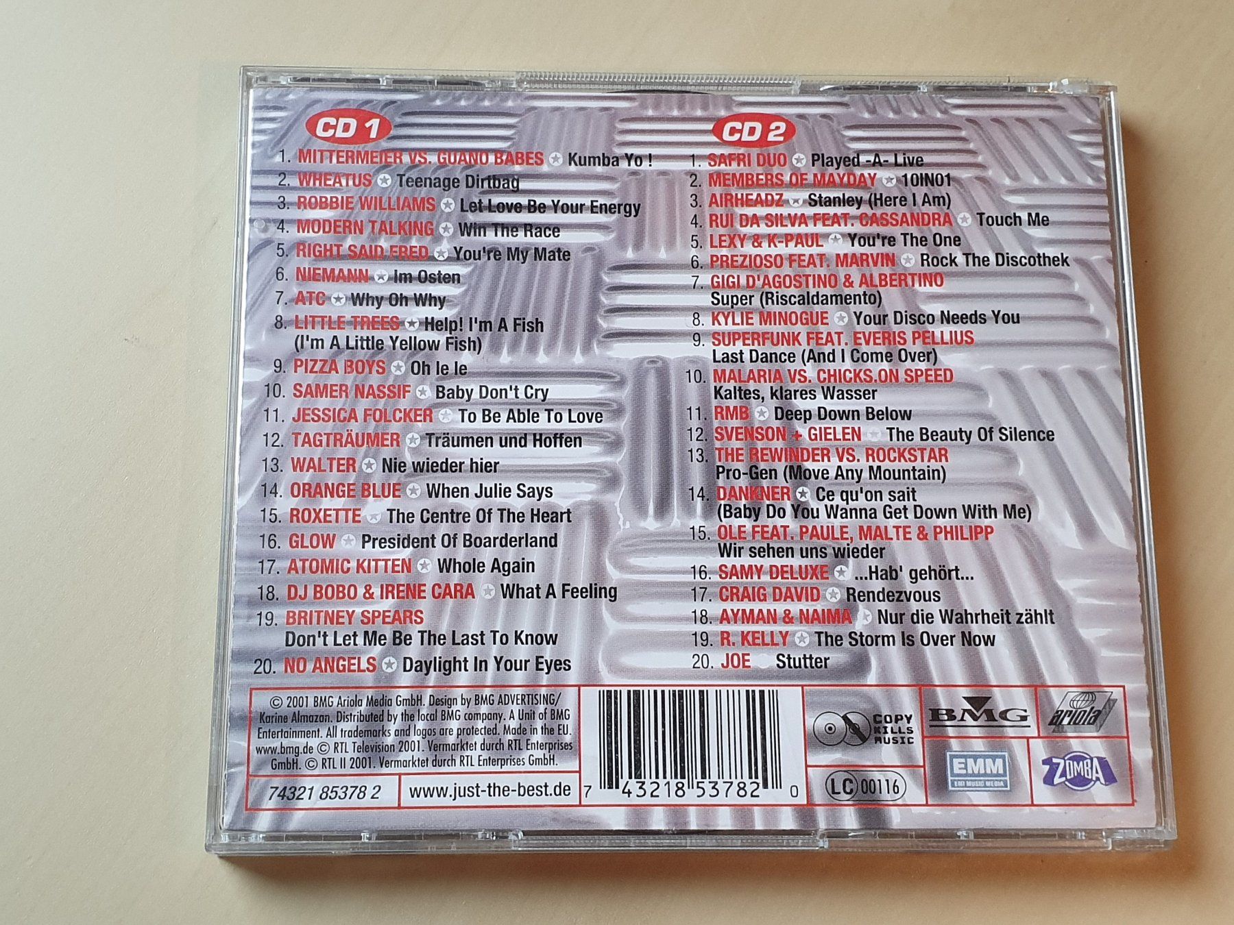 CD: Just the Best 2/2001 – Usato da Stansstad venduto da collectorsshop 1