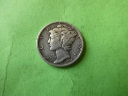 USA 1935, Dime (10 Cents), Silber .900