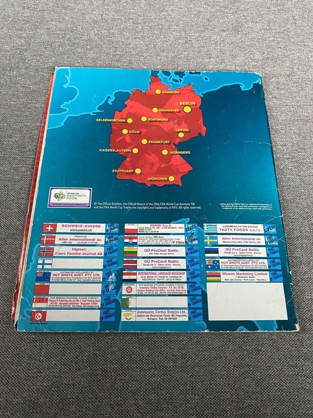 Panini Album: Panini WM-Album 2006 Komplett – Usato da Interlaken venduto da p-real 8
