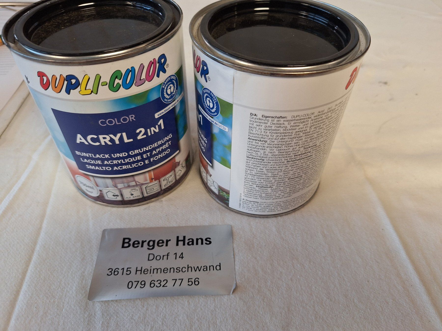 Peintures: Acryl Buntlack – Neuf (Voir description) à Heimenschwand par Hansemann2 1