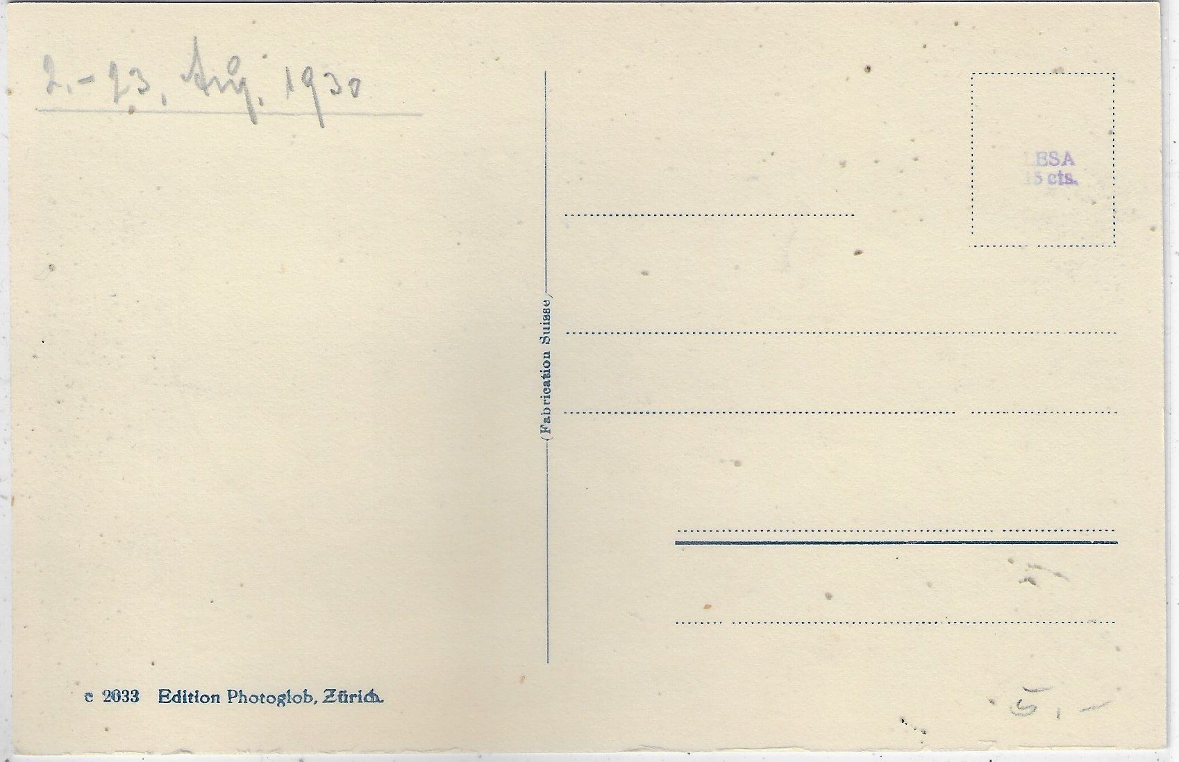 Cartoline postali: Signau - Dorfpartie – Usato da Ettingen venduto da Kartenplanet 1