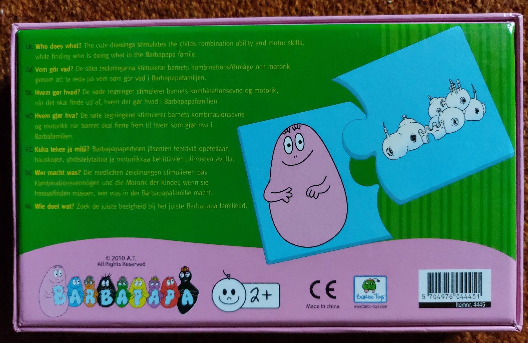 Puzzle: Barbapapa Puzzle  – Usato da Unterseen venduto da Ruia3333 1