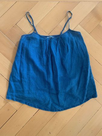 Top Lin Mango XS Bleu jeans