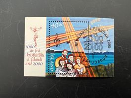 Iceland 2000, Block 25, 1000 Jahre Christentum ET-o  (A1054)