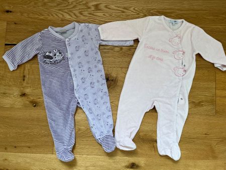 Baby-Schlafanzug-Set, Grösse 68, kuschelig für den Winter!