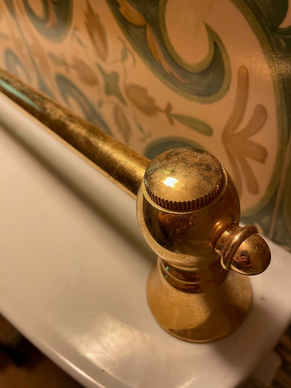 Supporti a parete: Orient Express Badetuchstange echt vergoldet – Usato da Herrenschwanden venduto da Katja71 2