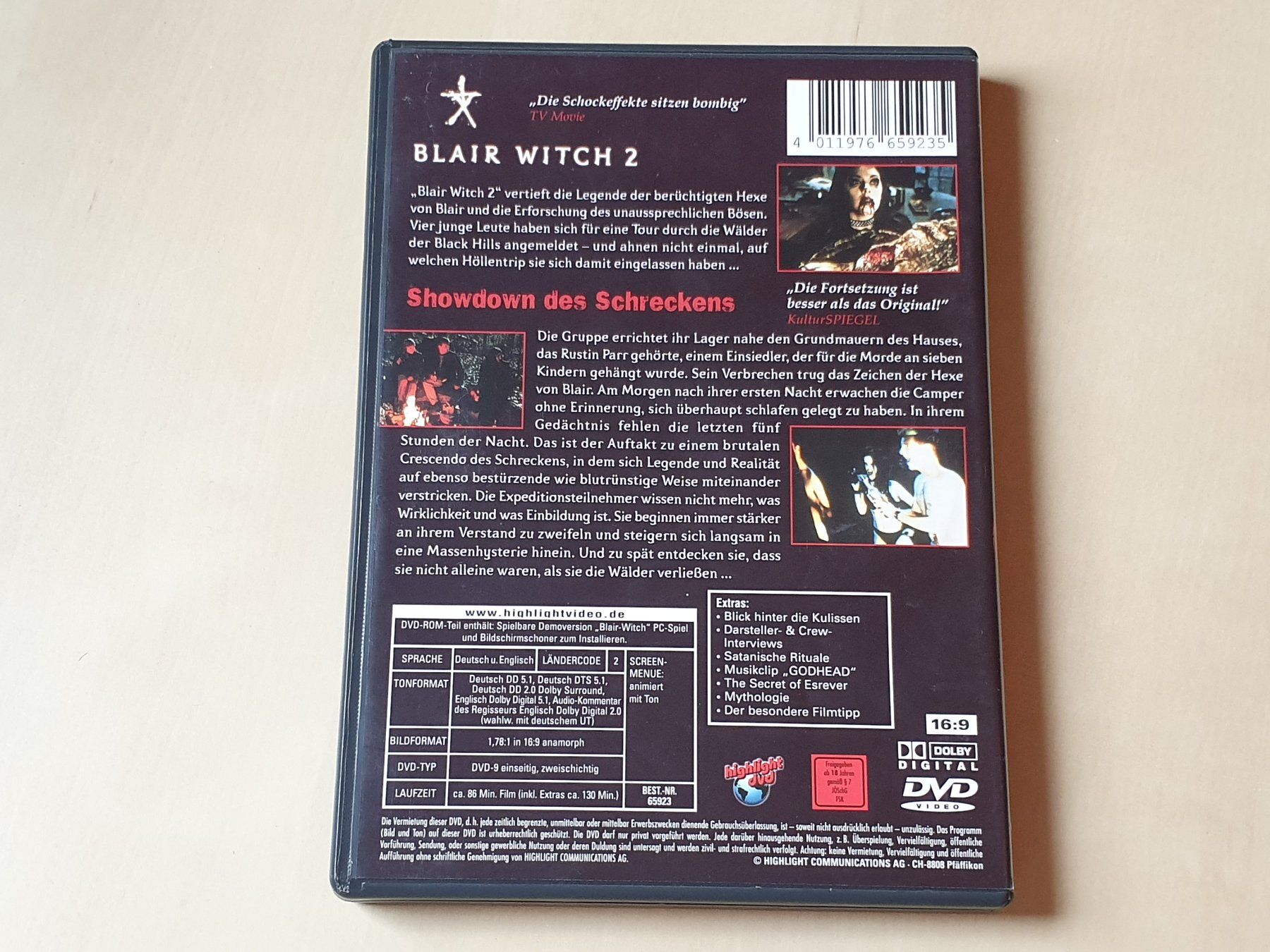 Alle DVDs: Blair Witch 2 – Gebraucht aus Stansstad von collectorsshop 1