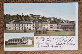 Ksserne St. Gallen, Stempel: Eidg. Kriegscommisariat 1903
