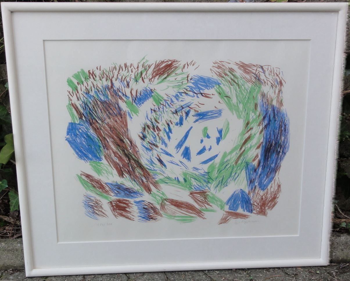 Grafiken & Lithographien: Sigrid Kopfermann Litho - Der Wirbel coloriert – Gebraucht aus Frauenfeld von Astra13 2
