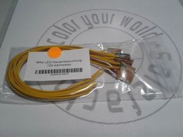 MINI LED-Häuserbeleuchtung 12V warmweiss