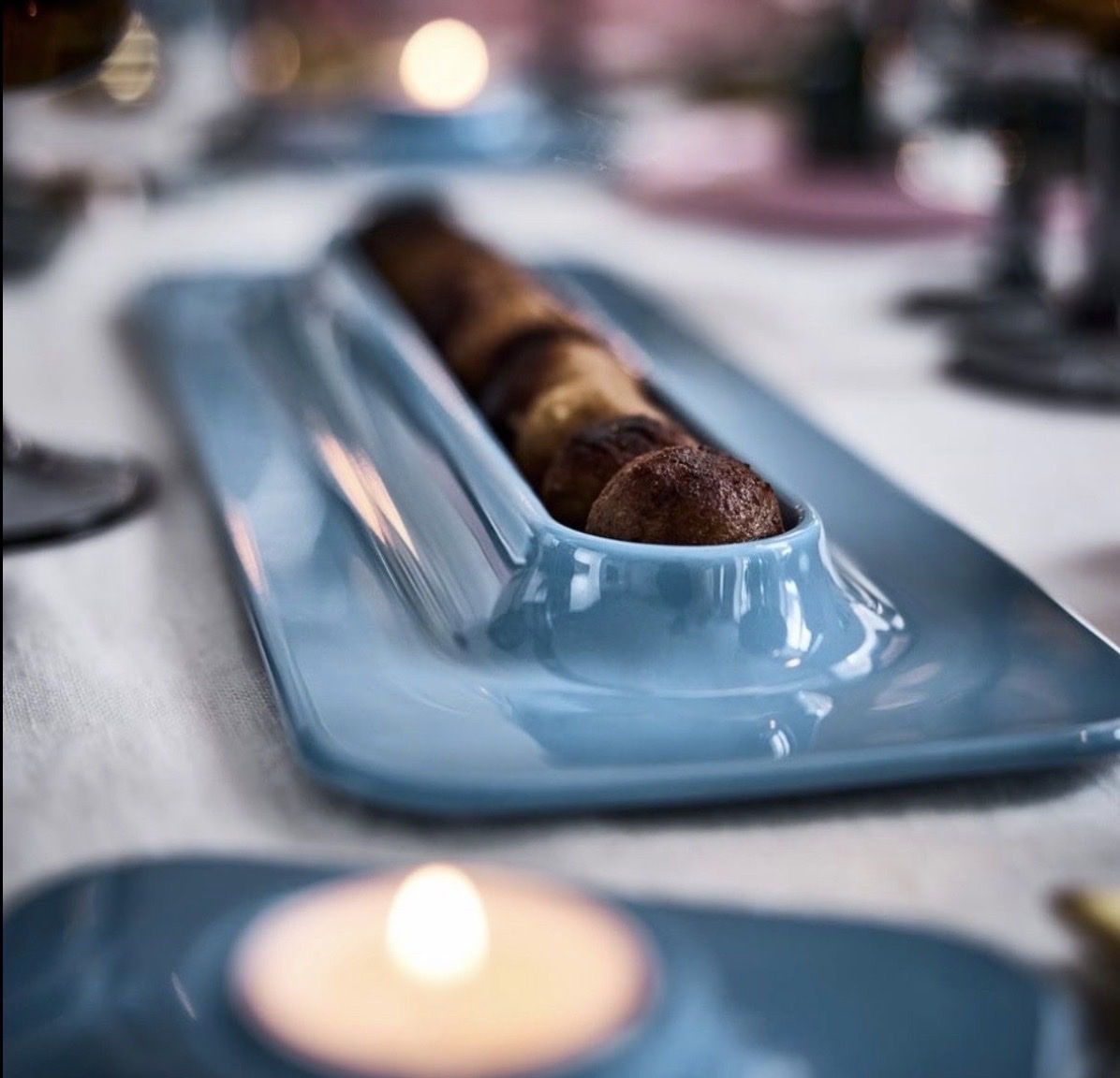 Ikea Piatti di portata: IKEA VINTERFINT Servierteller, blau, neu & originalverpackt  – Nuovo e nell'imballaggio originale da Volketswil venduto da fer_j595 1