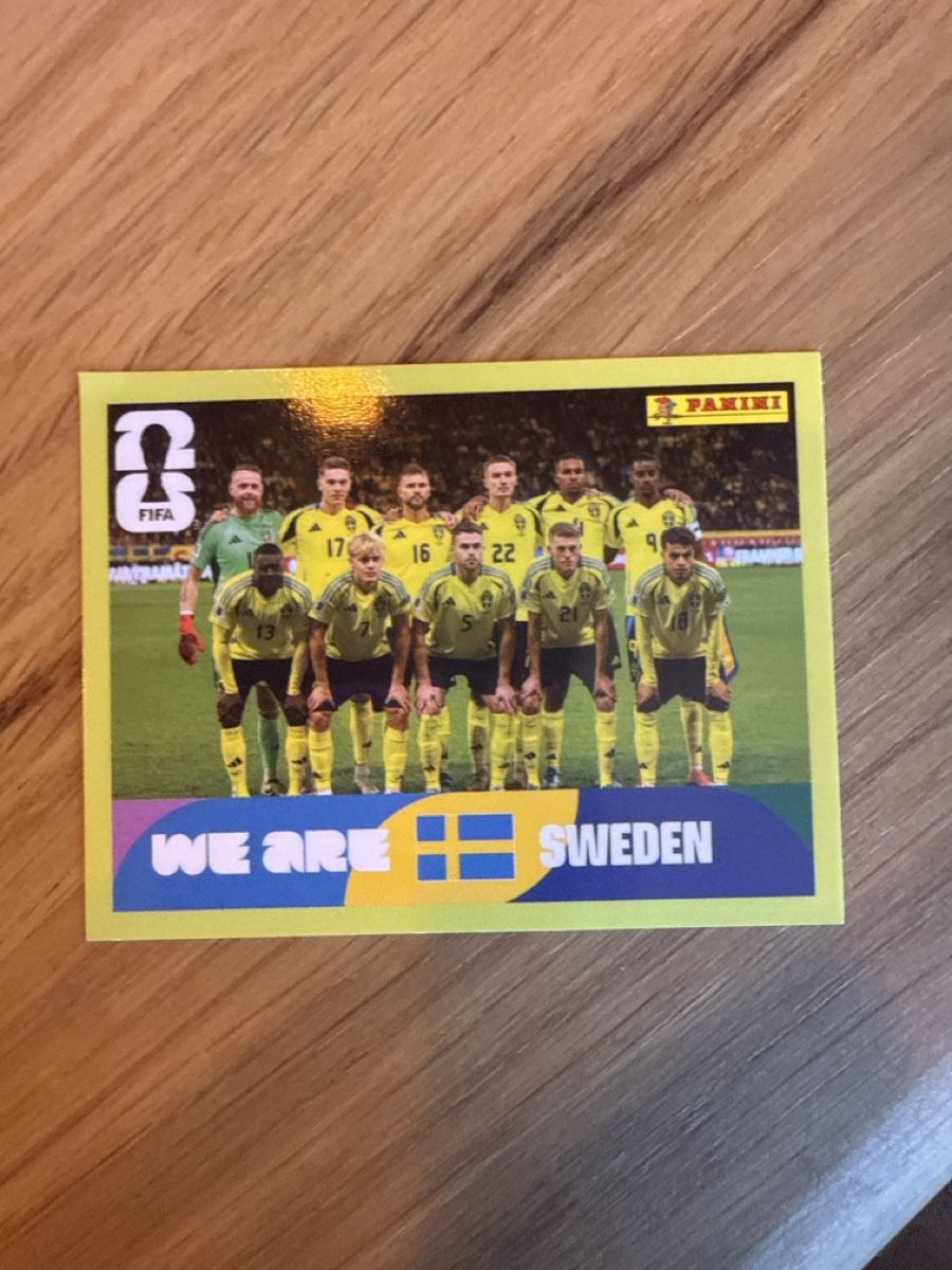 Panini FIFA WM 2026 Sticker SWE 13 Schweden - Neu! 47 (Gebraucht) in ...