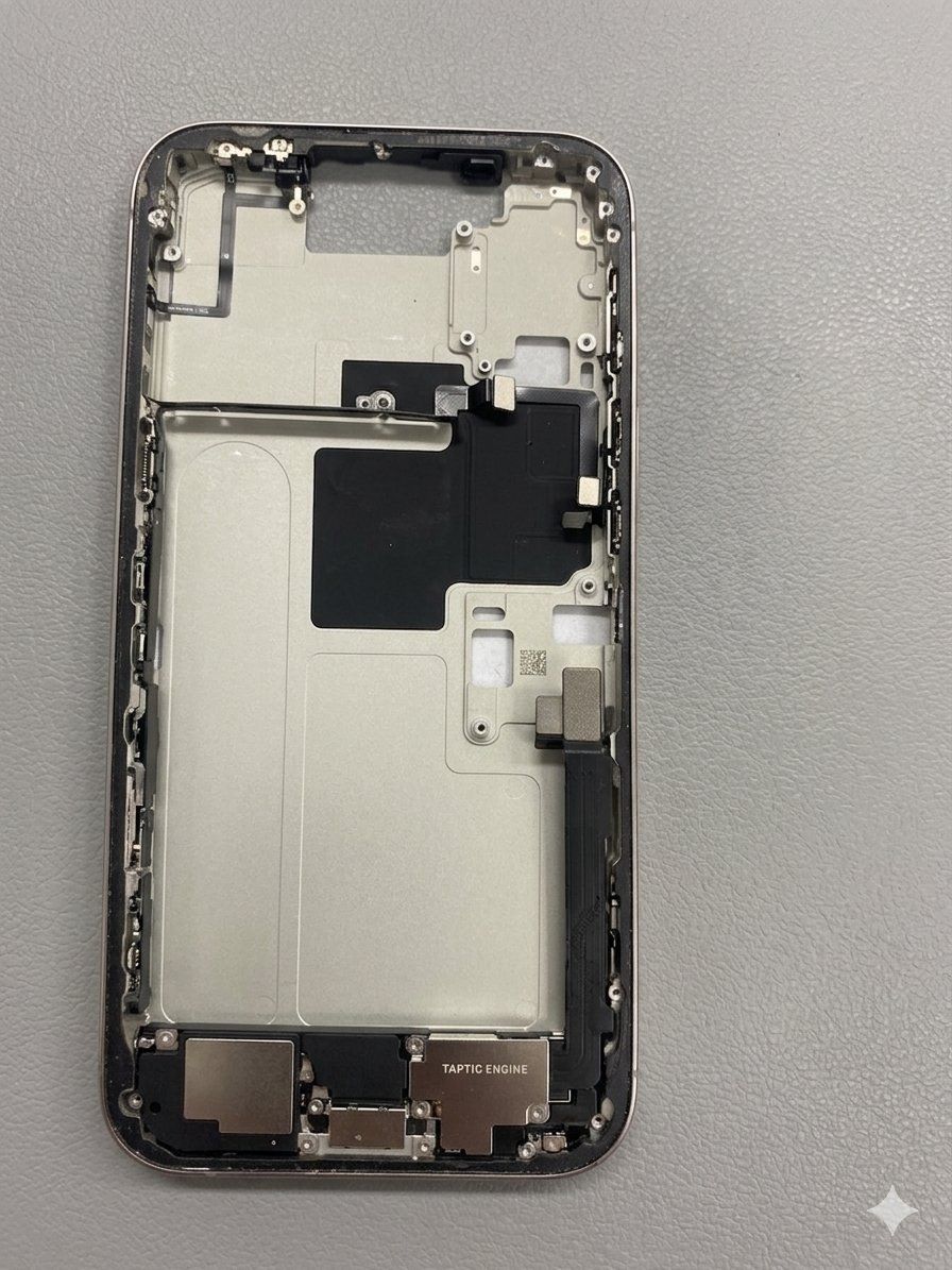 Apple Telefoni cellulari / Smartphones: Châssis iPhone 16 Pro Max sans Vitre Arrière sans Batterie – Usato da Morges venduto da DA-repa