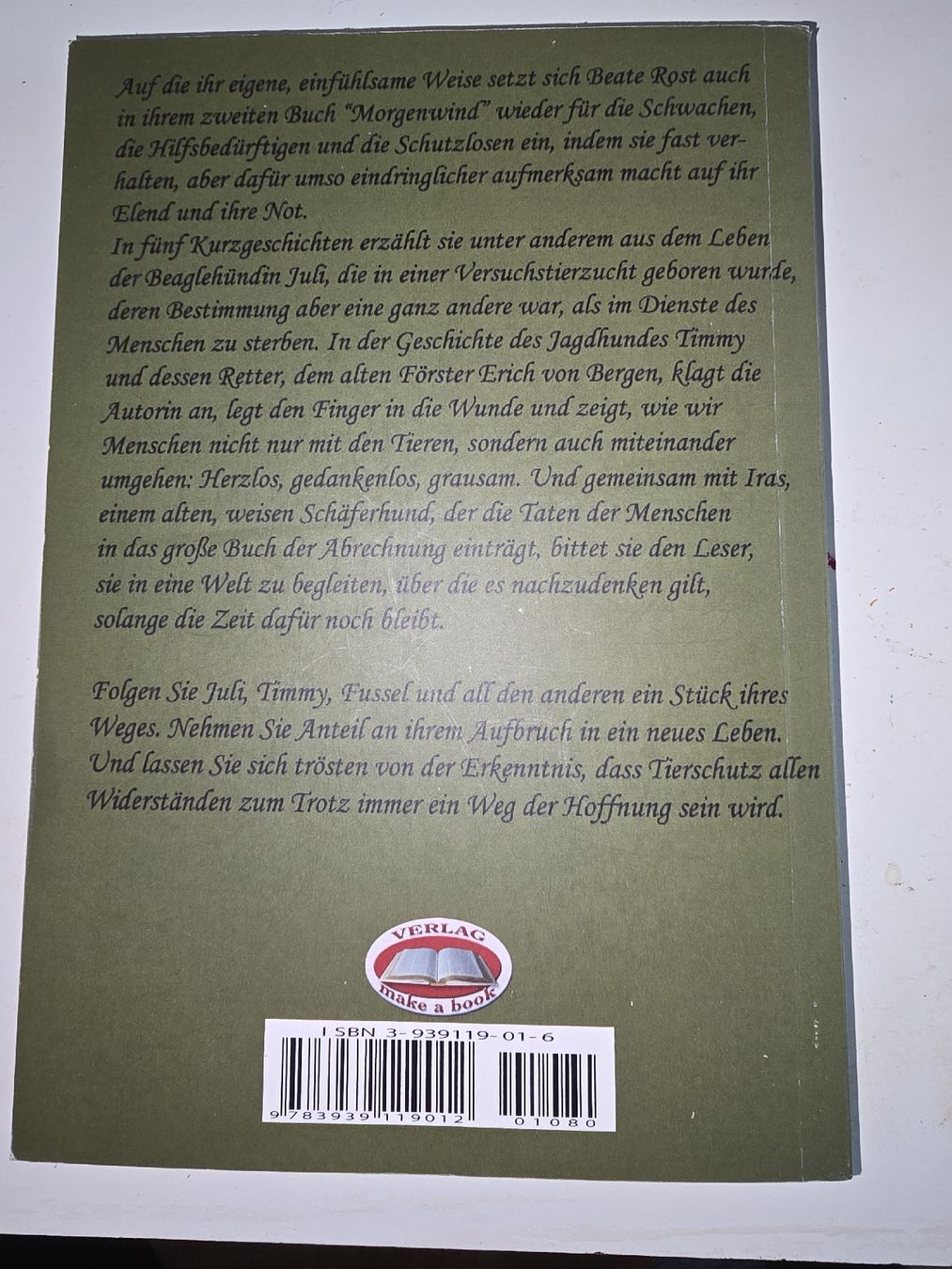 Libri: Morgenwind - Geschichten über Mensch & Hund – Usato da Oberbüren venduto da Elk2025 1