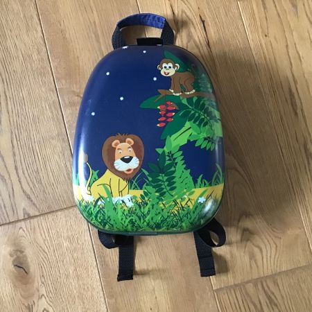 Kinder Rucksack mit Dschungel Motiv (ca. 32 x 25 x 10 cm)